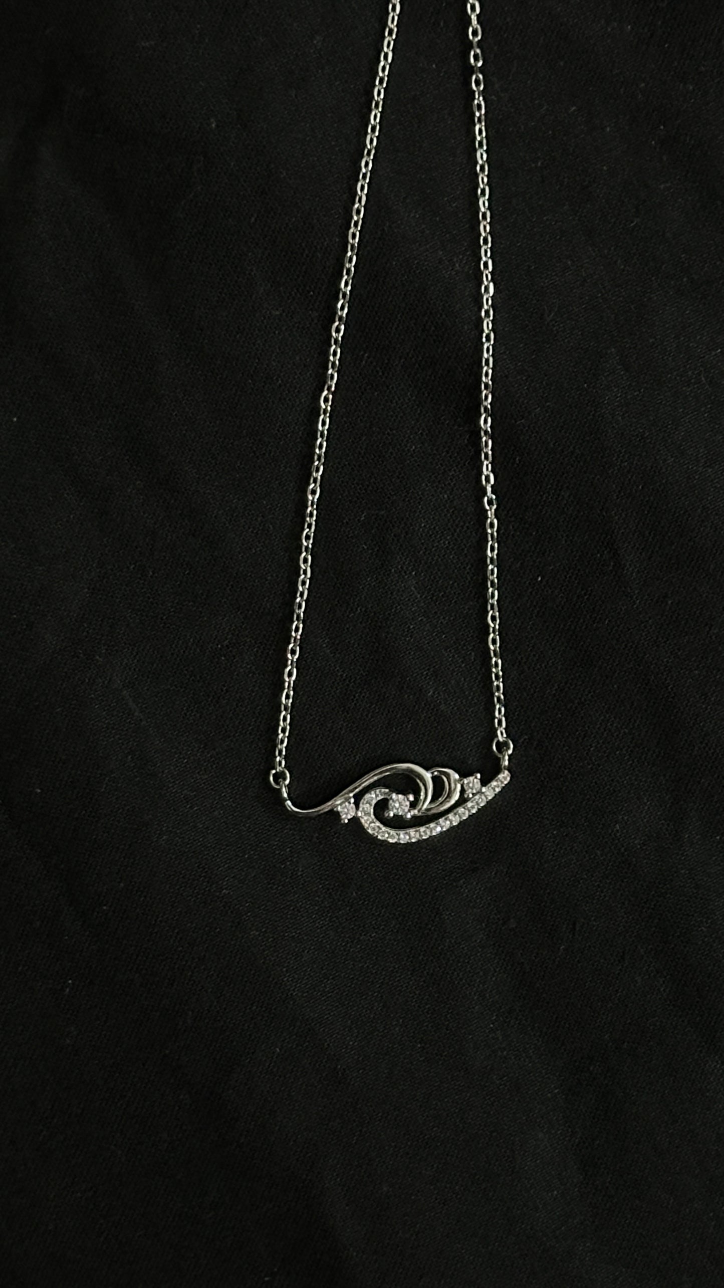 Halo Curve 925 Silver Chain