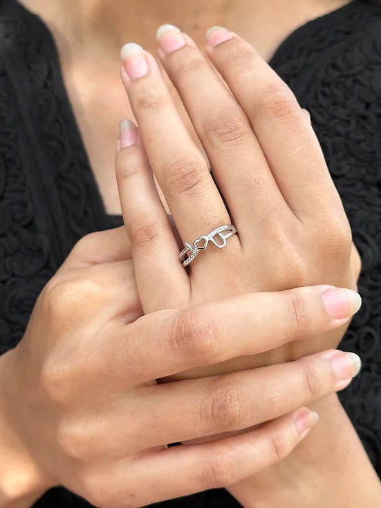 Heart's Desire Silver Ring