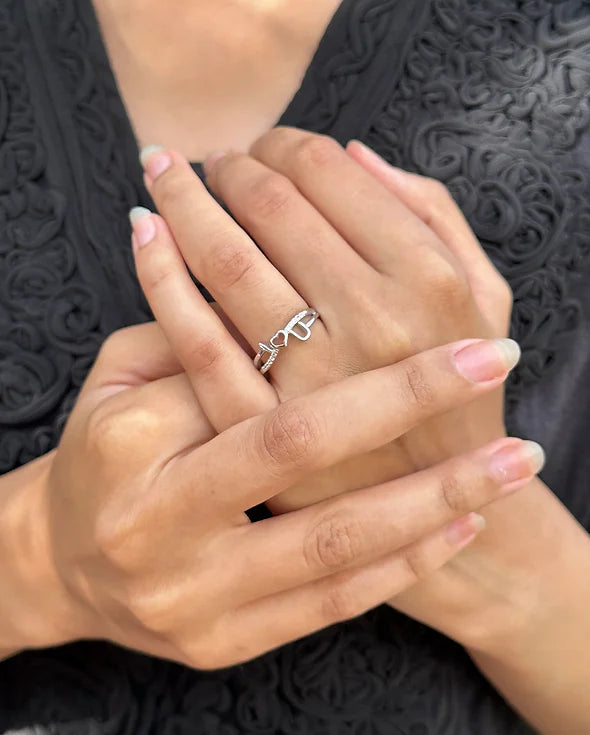 Heart's Desire Silver Ring