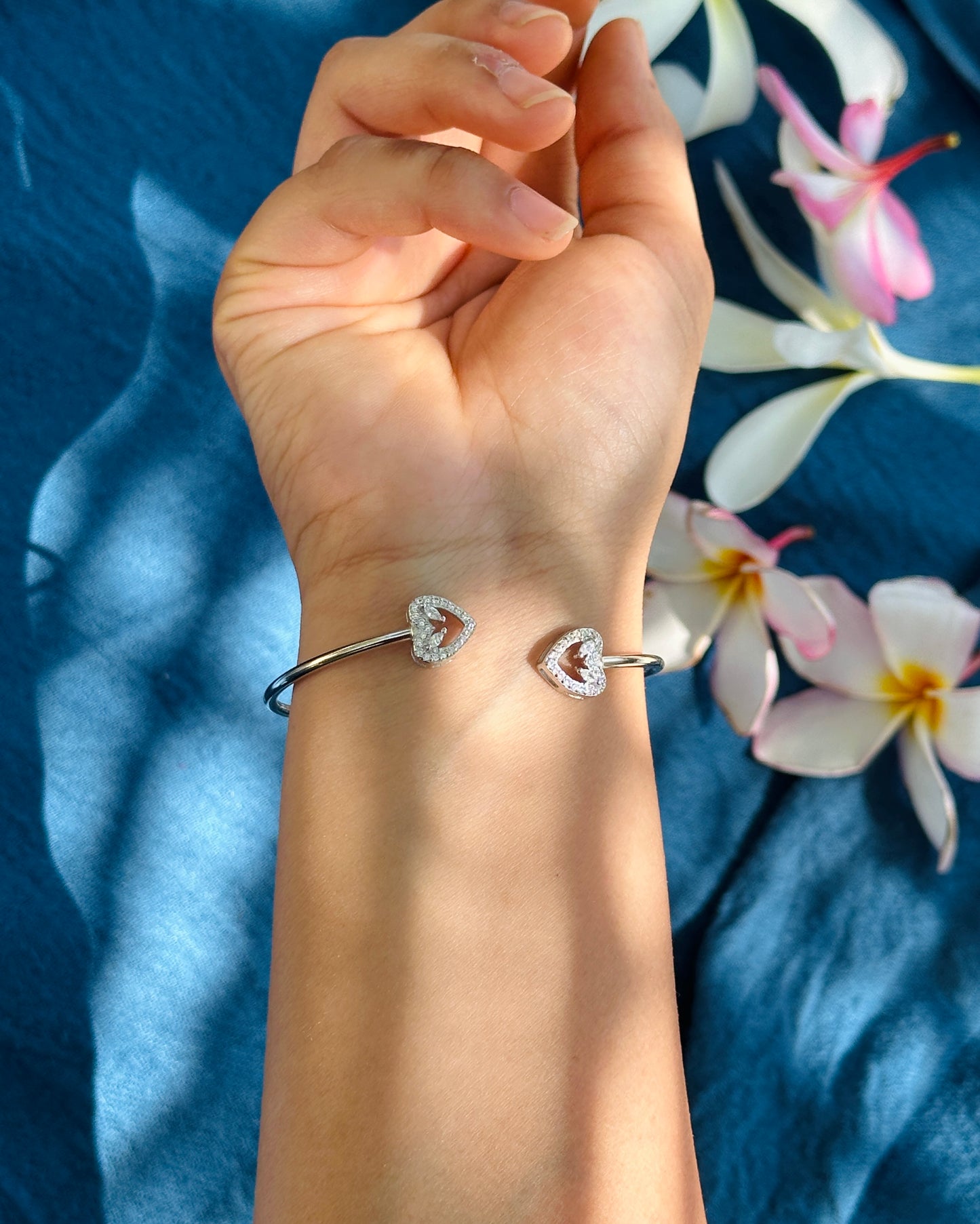 Heart Silver Kada