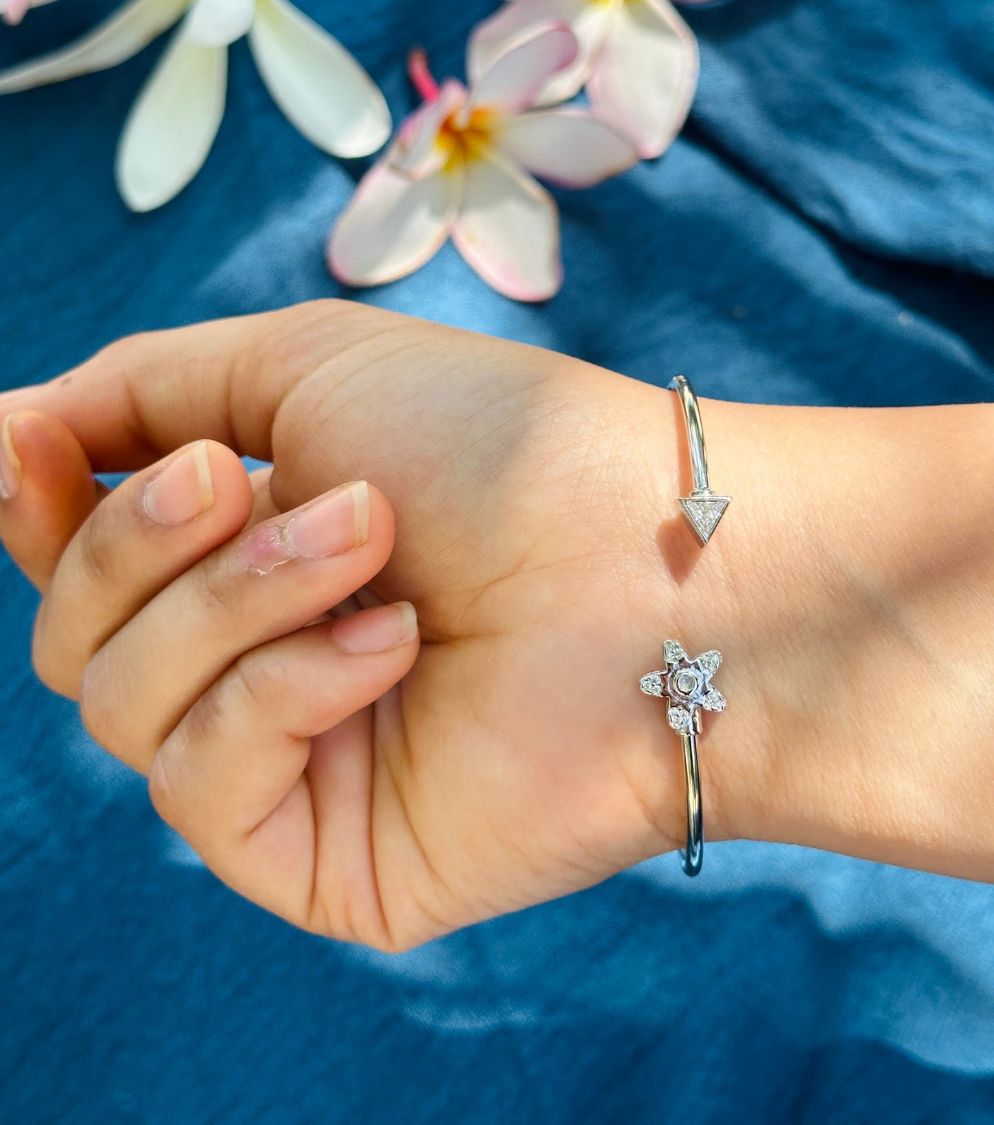 Designer Silver Kada