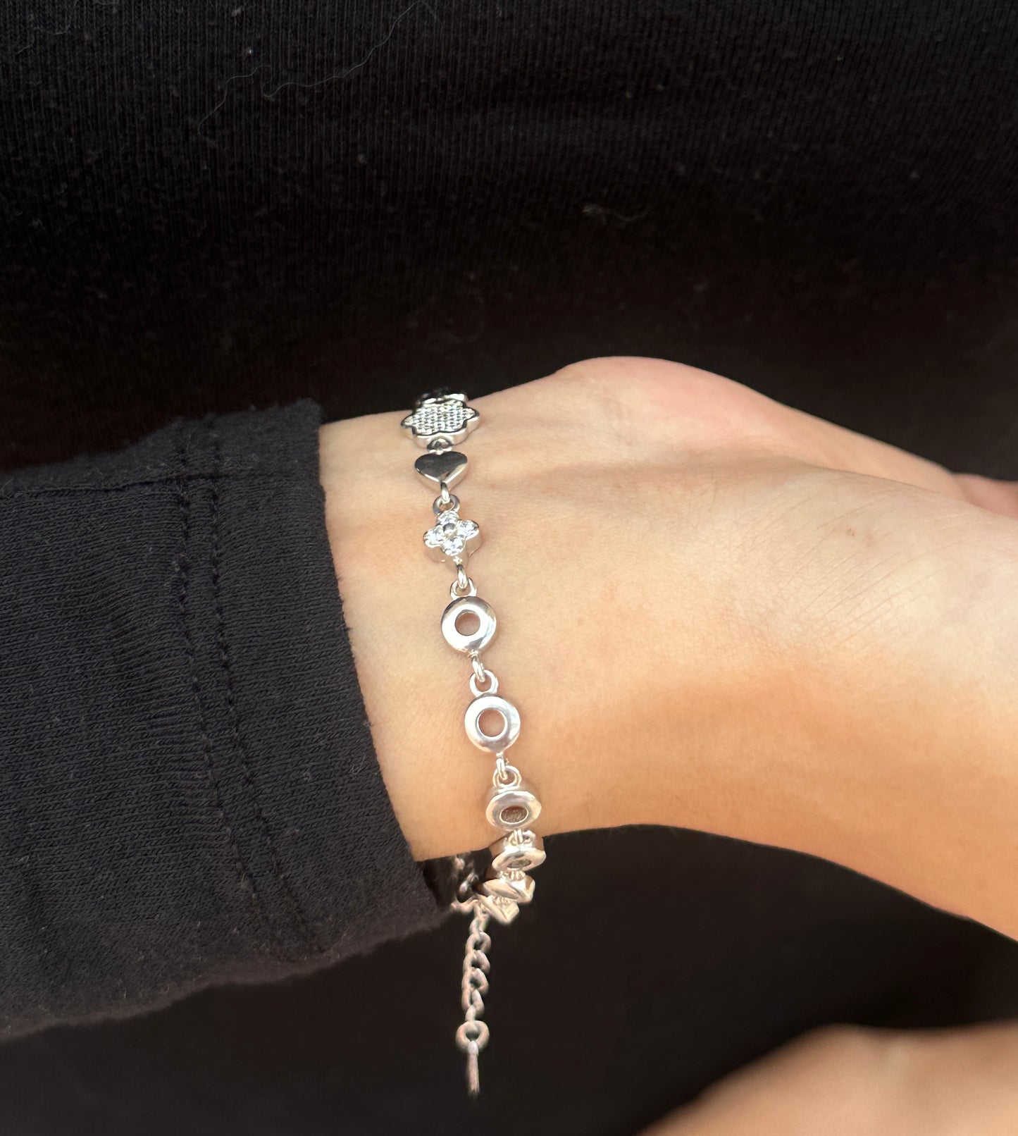 Simple Design Silver Bracelet