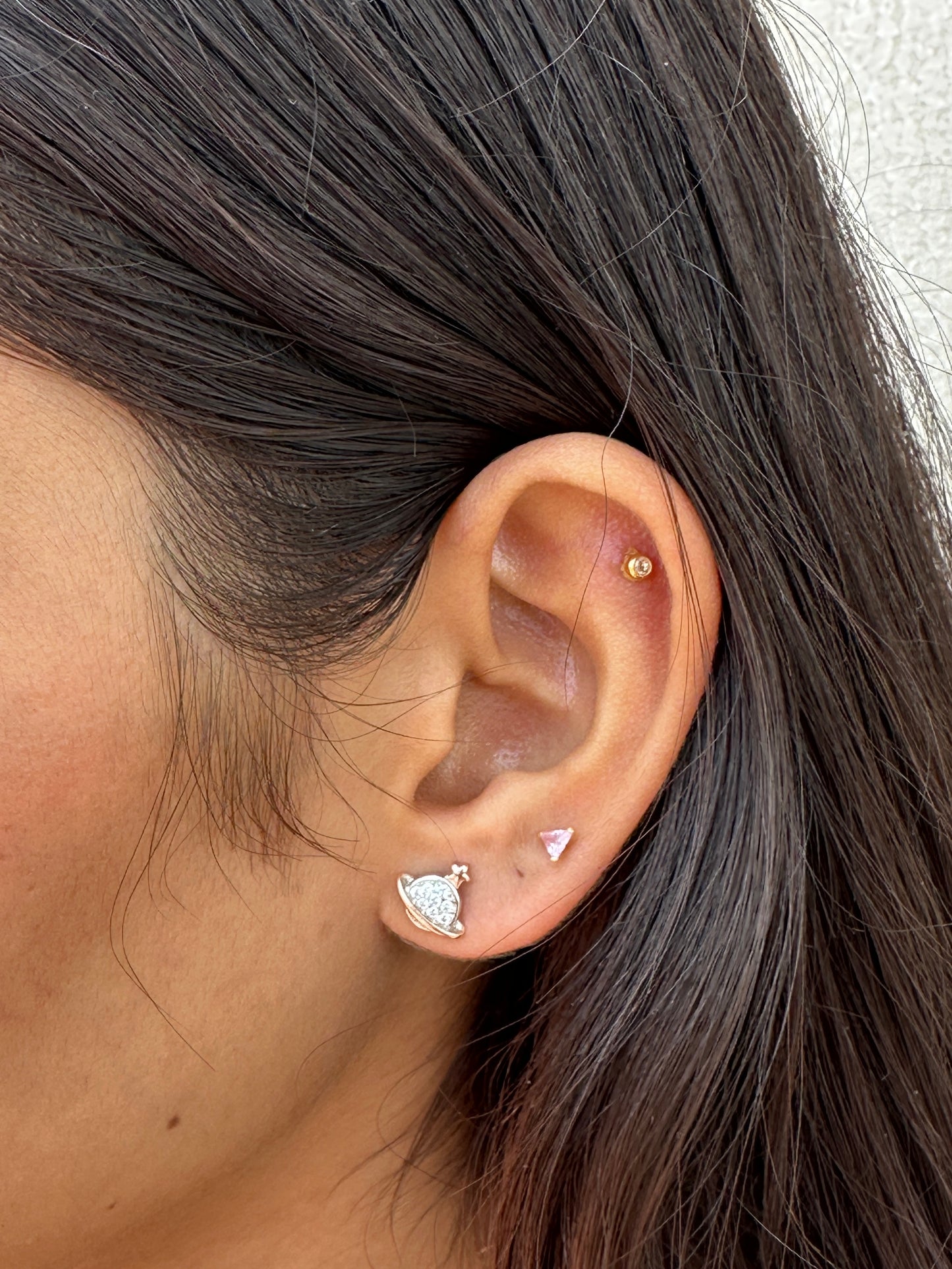Eternal Love Heart Studs