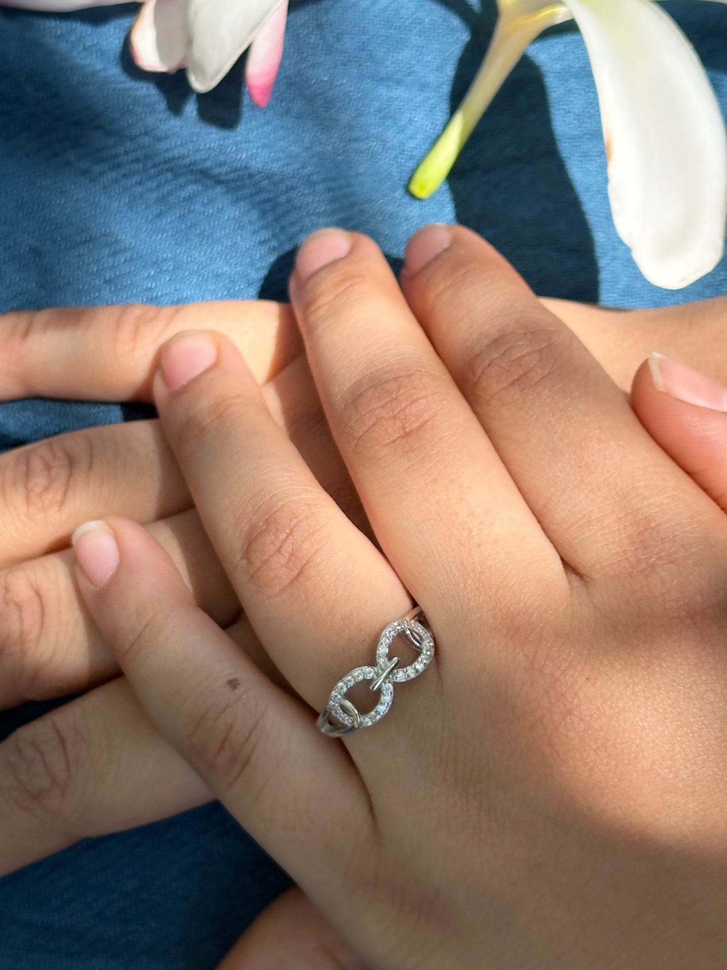 Silver Infinity Knot Ring