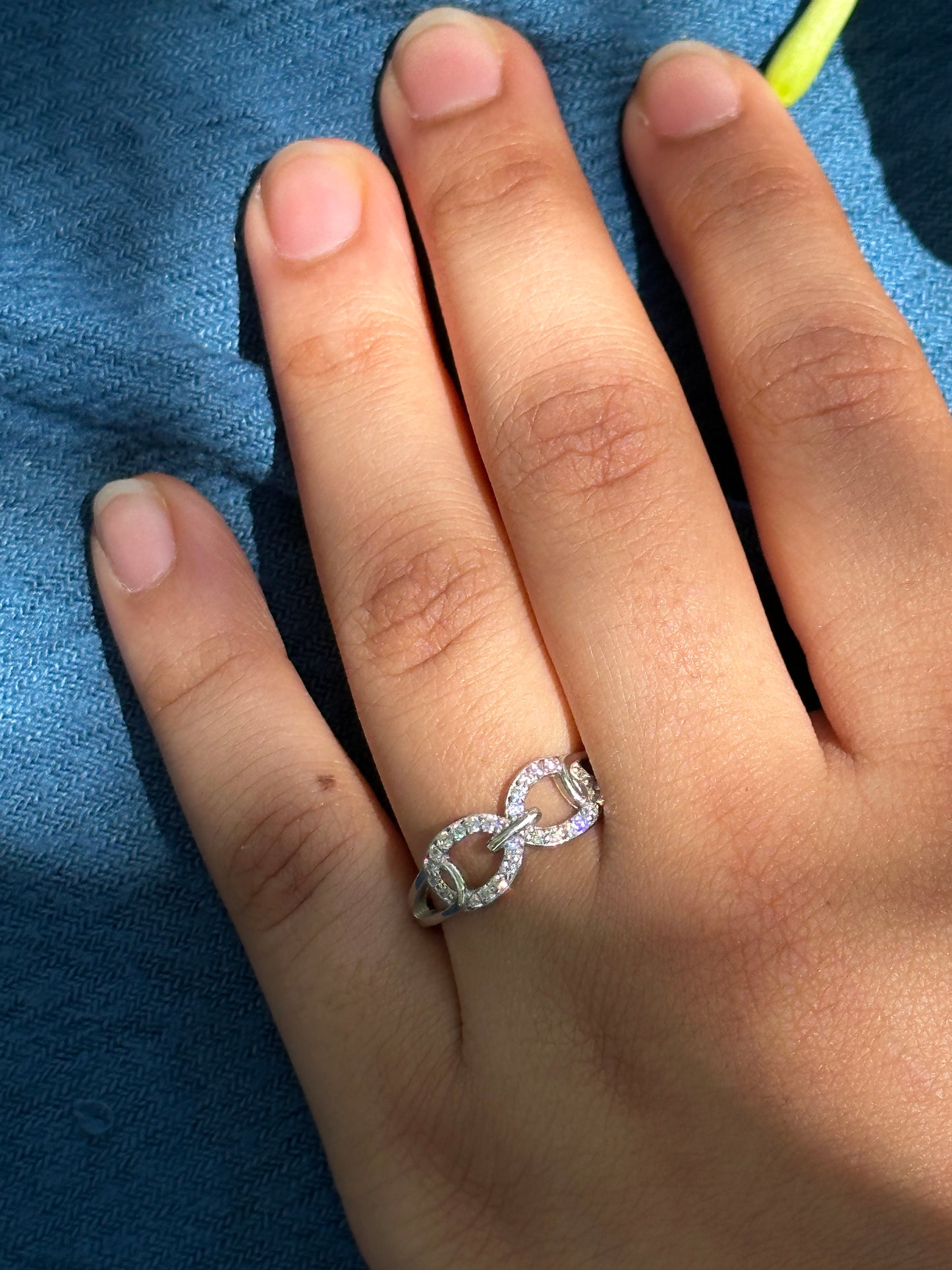 Silver Infinity Knot Ring