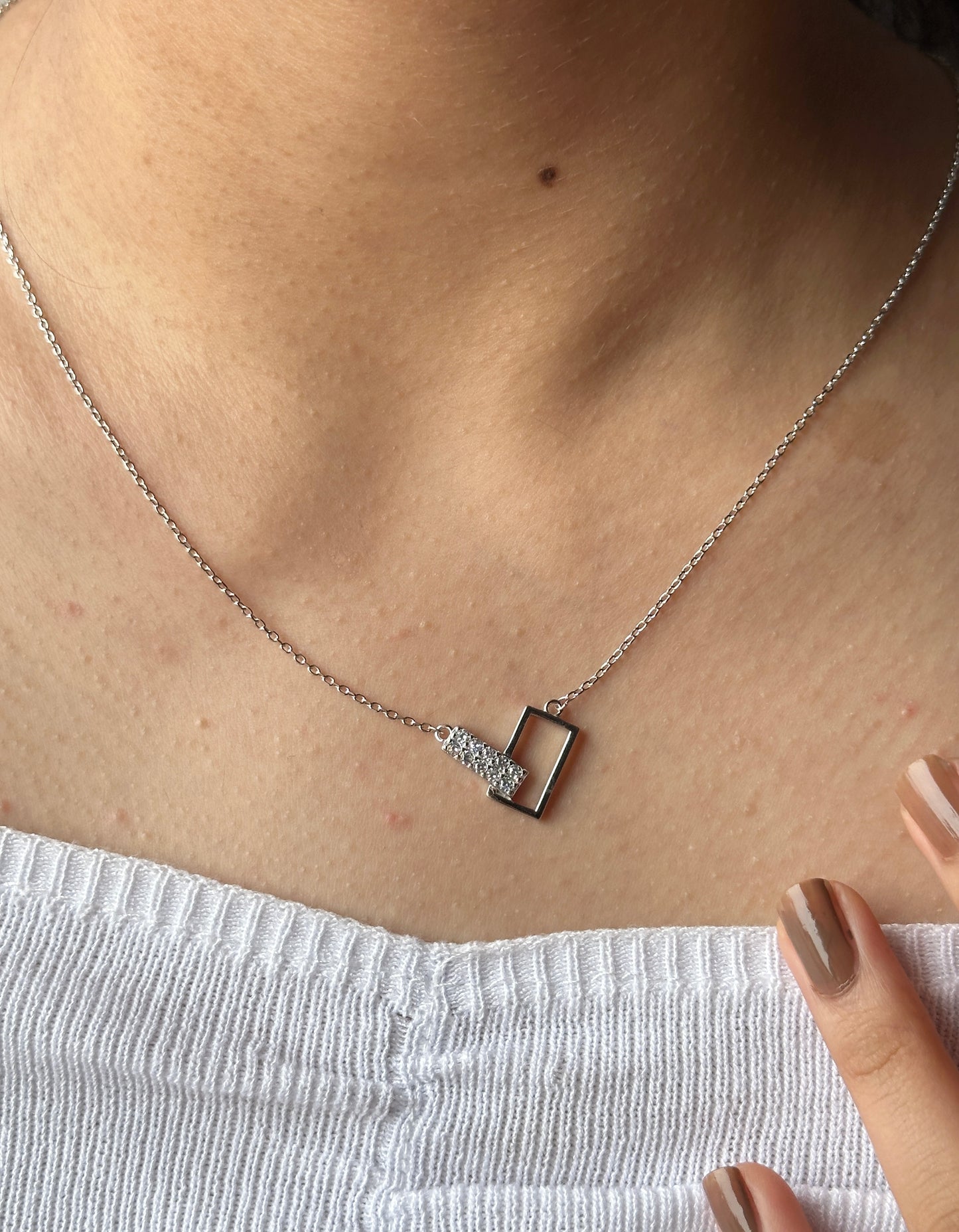 Modern Sleek 925 Silver Chain