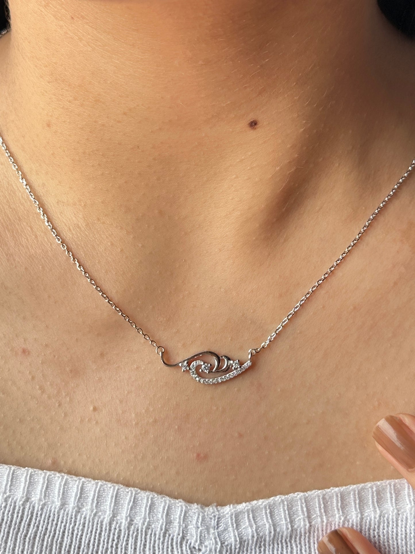 Halo Curve 925 Silver Chain