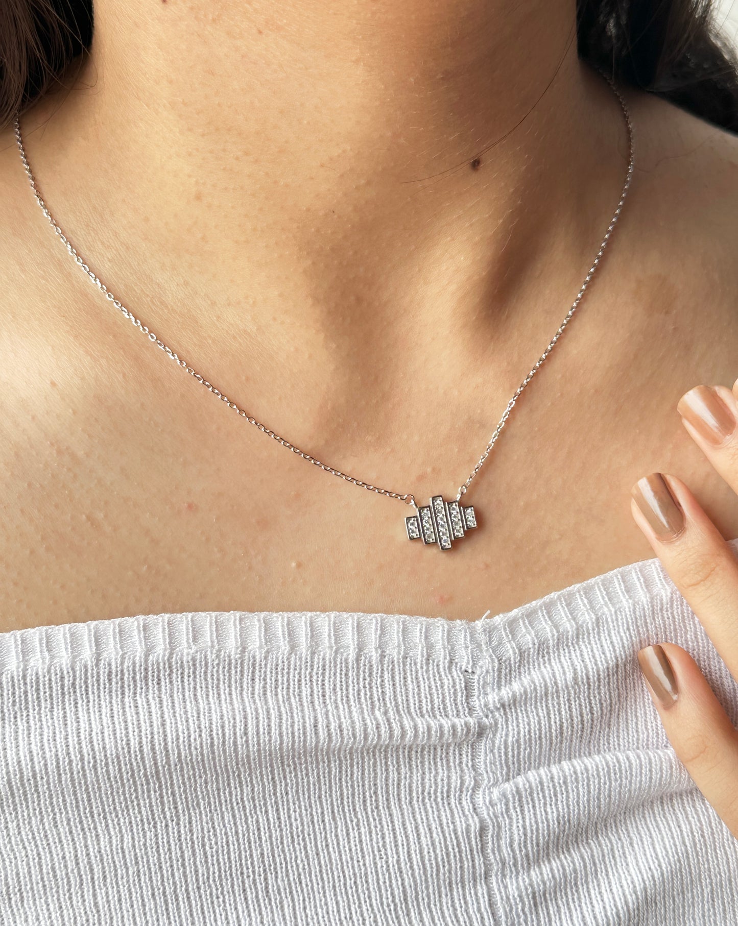 GeoGlow 925 Silver Chain