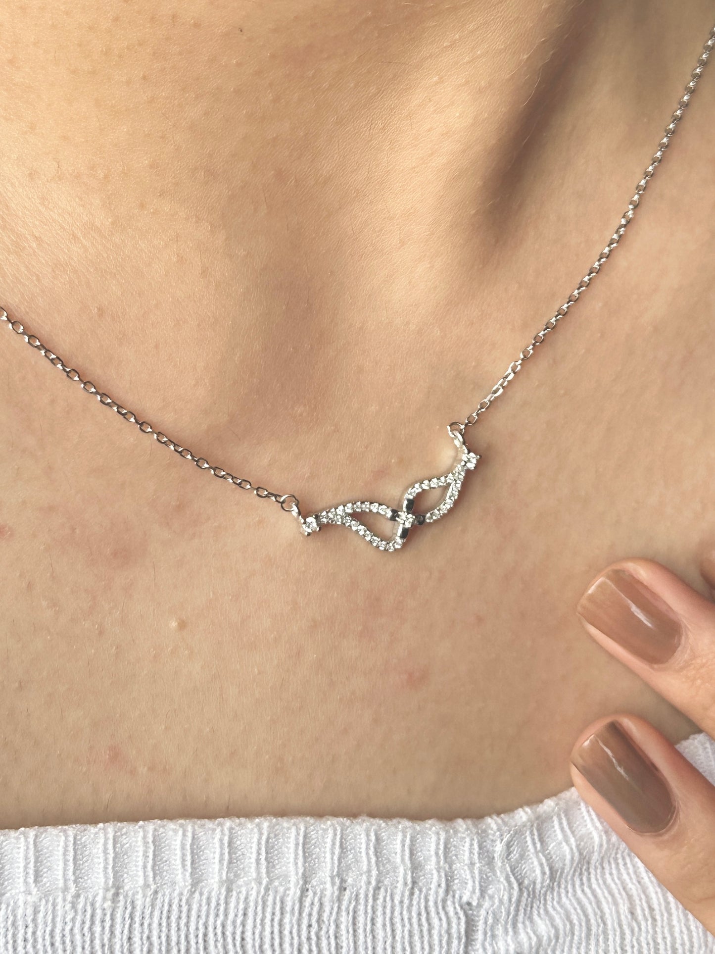 Infinity Knot 925 Silver Chain