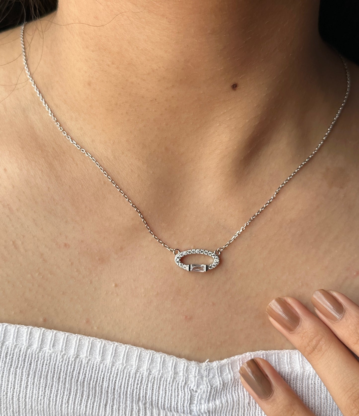 Minimal Charm 925 Silver Chain