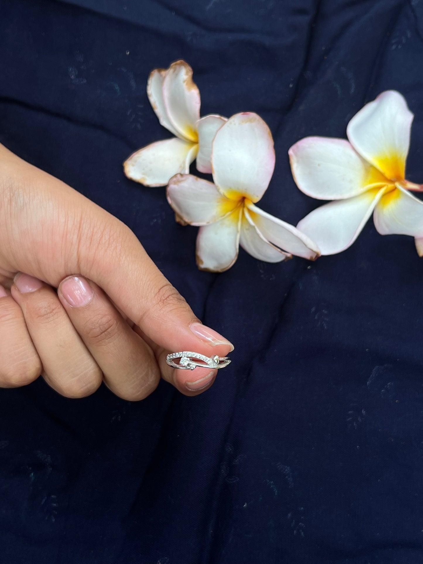 Silver Embrace Ring