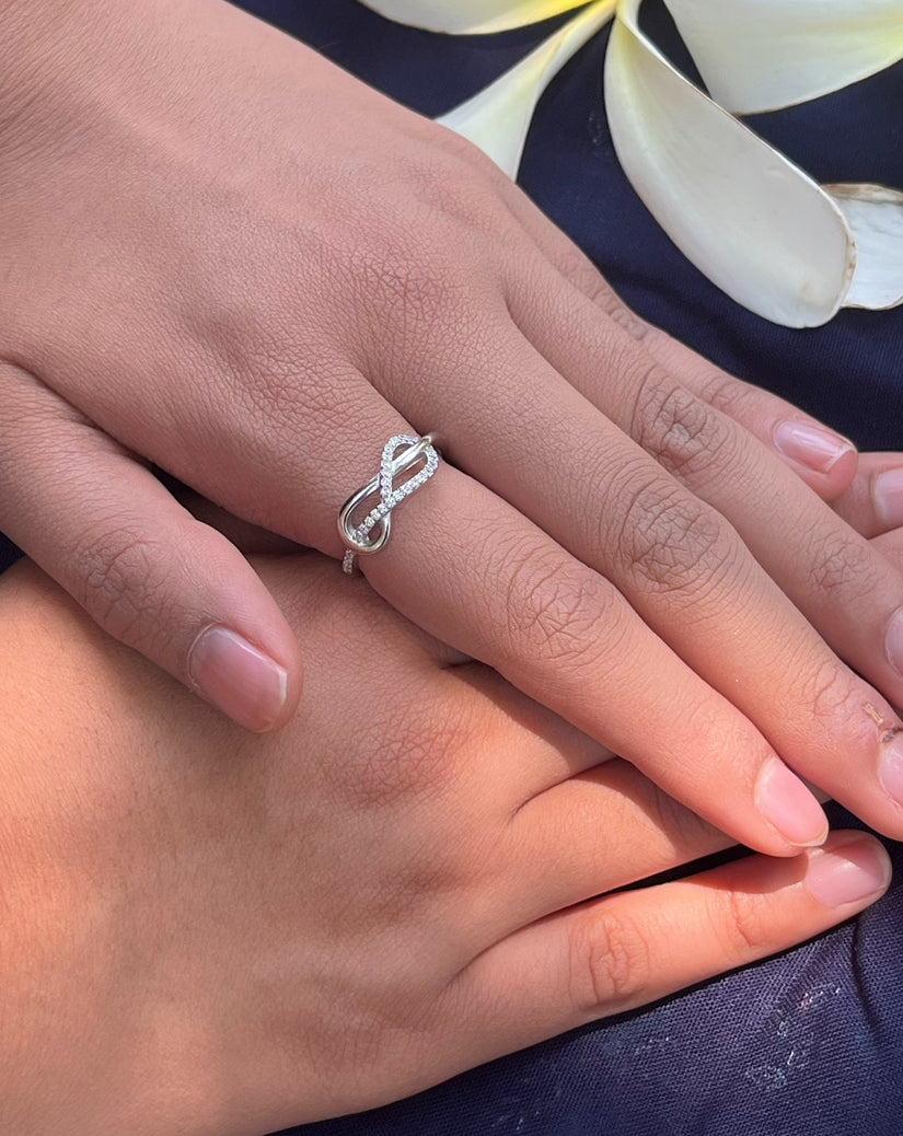 Infinity Grace Silver Ring