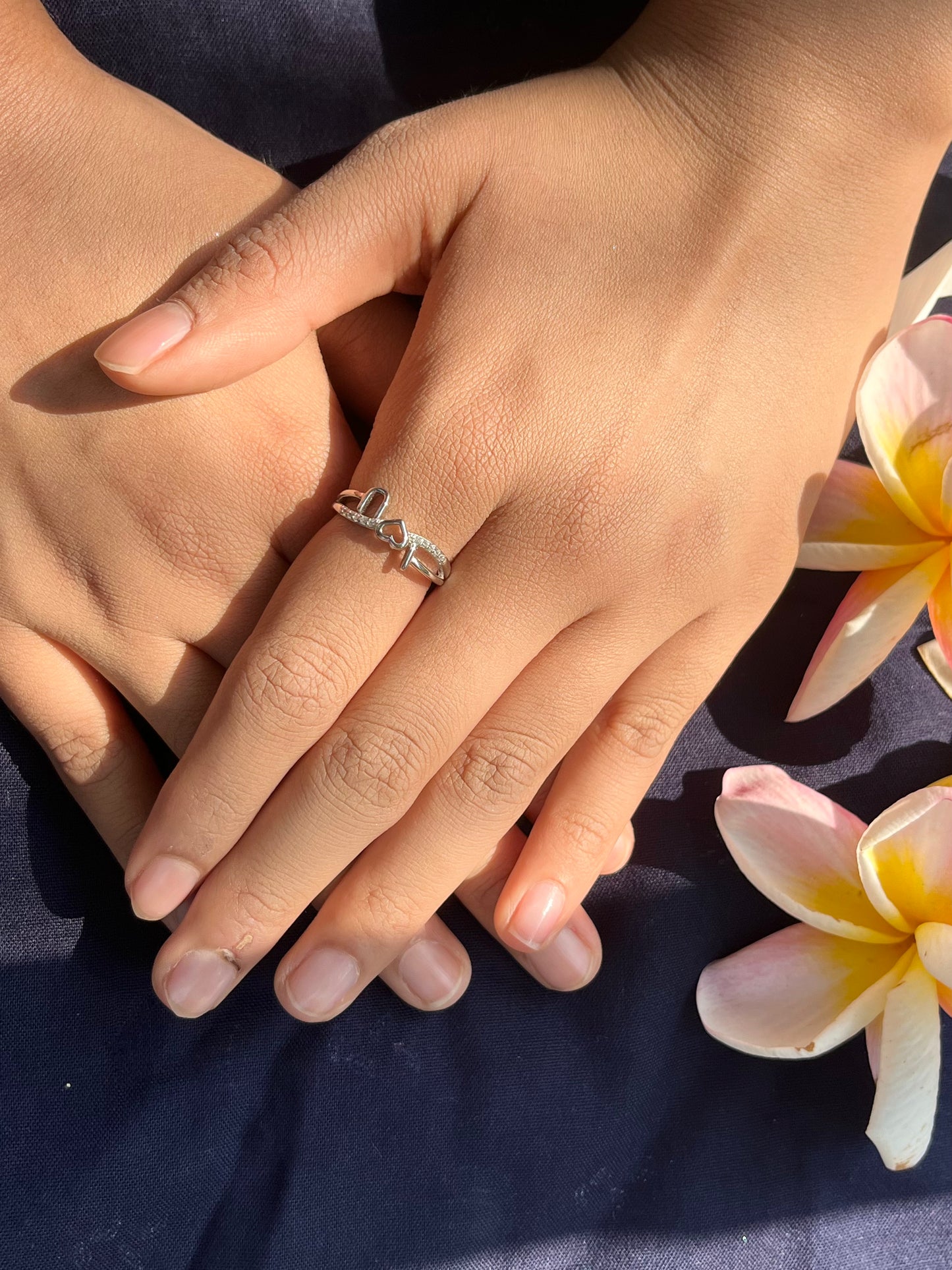 Silver Love Ring