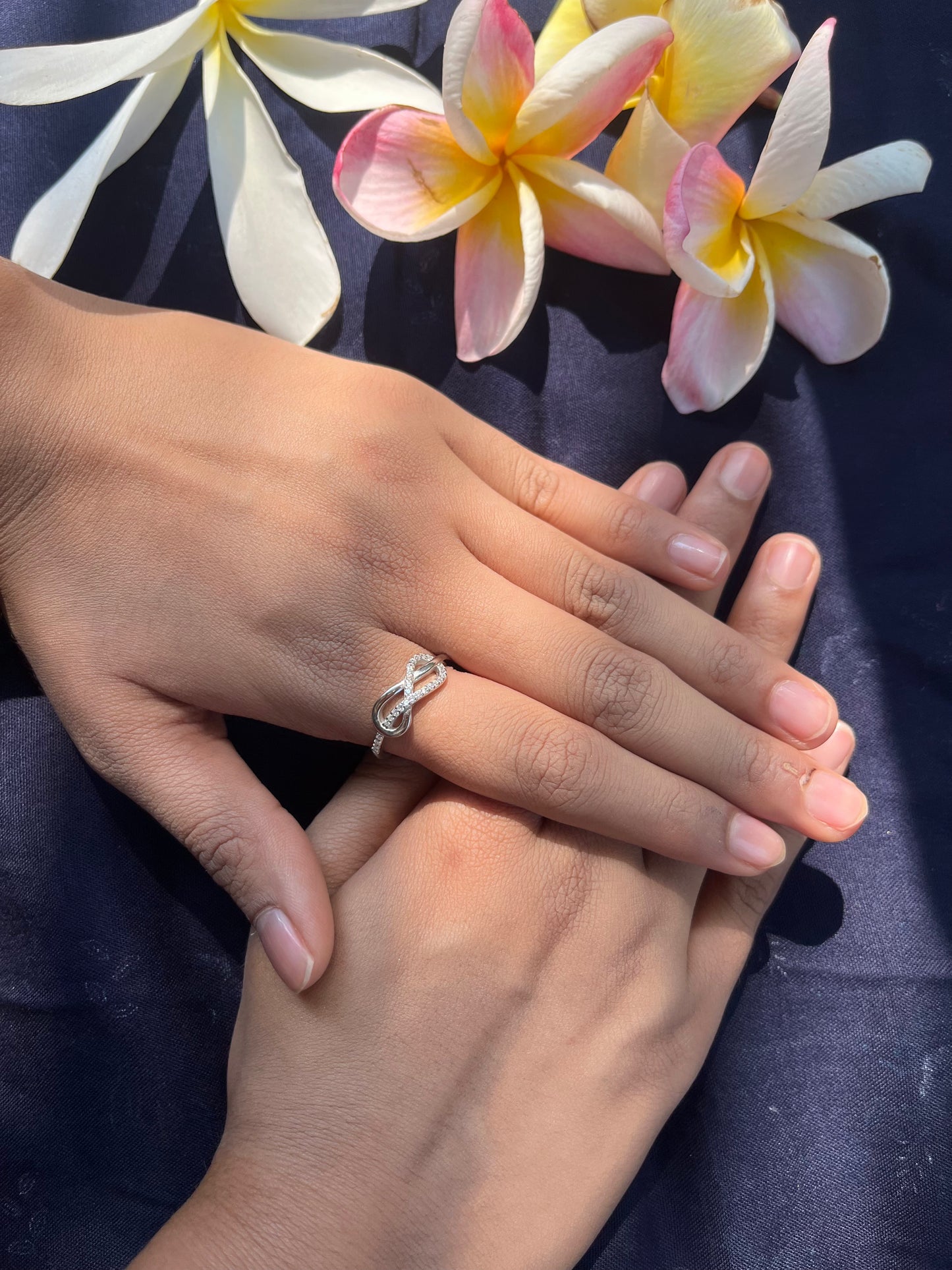 Infinity Bond Silver Ring