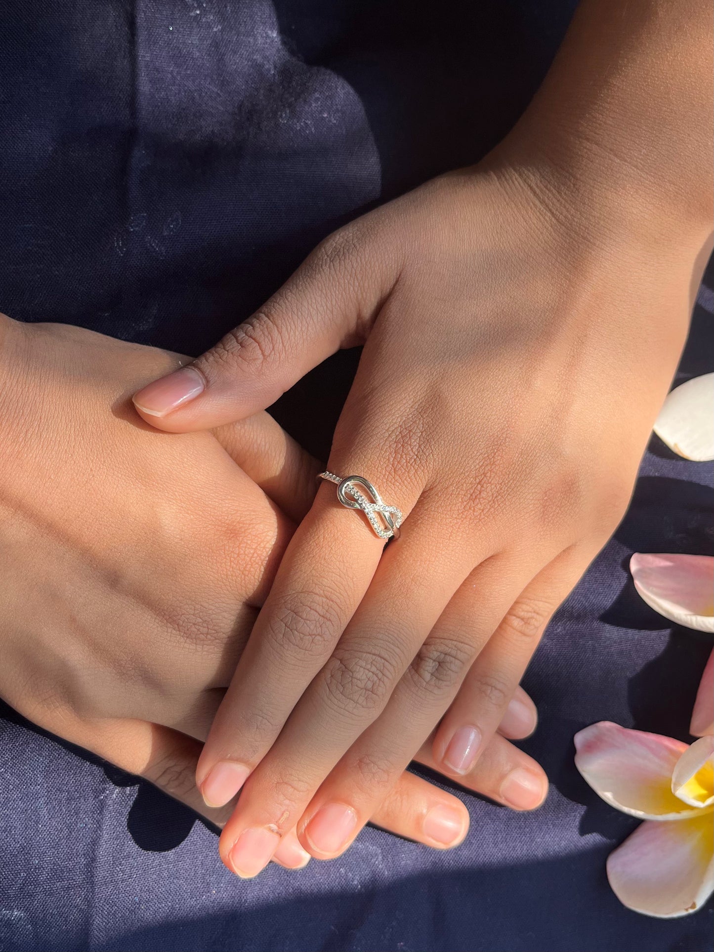 Infinity Bond Silver Ring