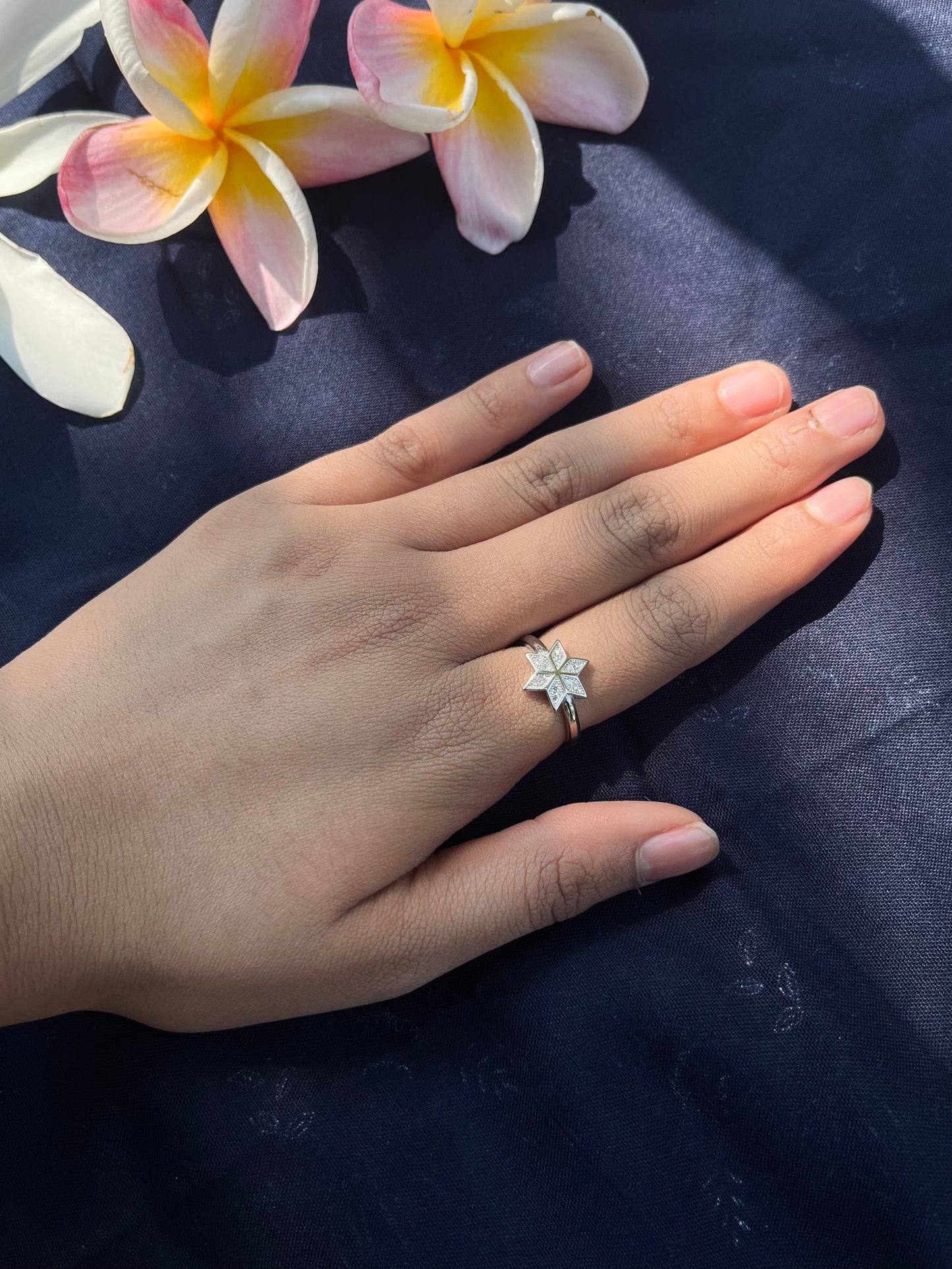 Star Whisper Silver Ring
