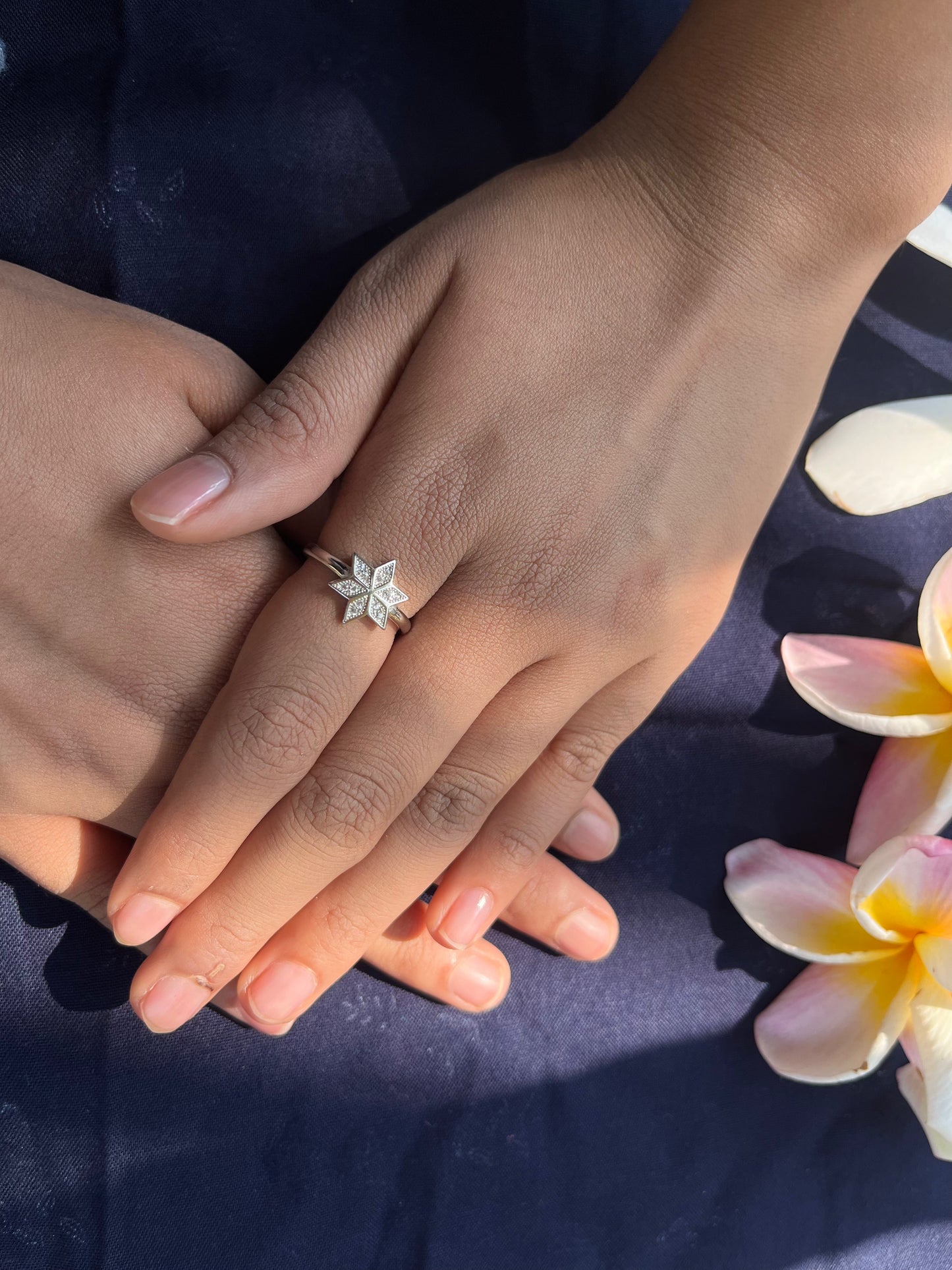 Star Whisper Silver Ring