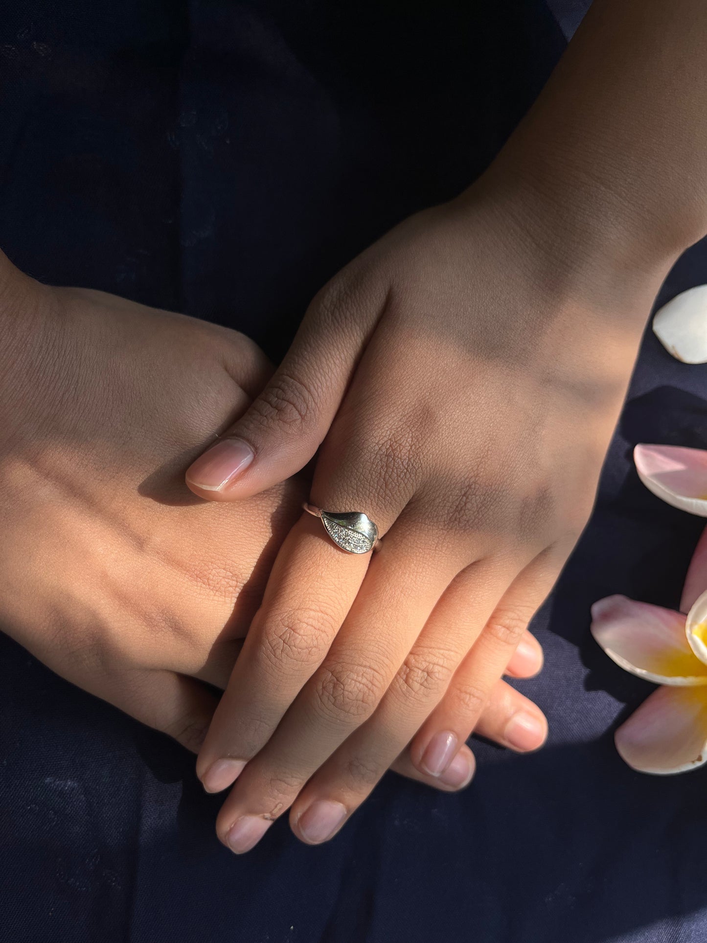 Sterling Leaf Silver Ring