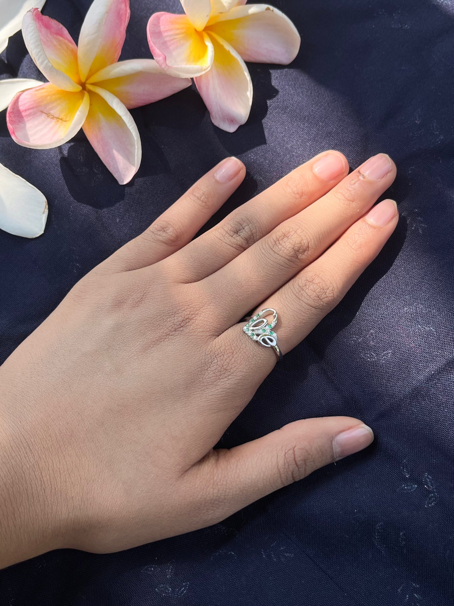 Love's Embrace Silver Ring