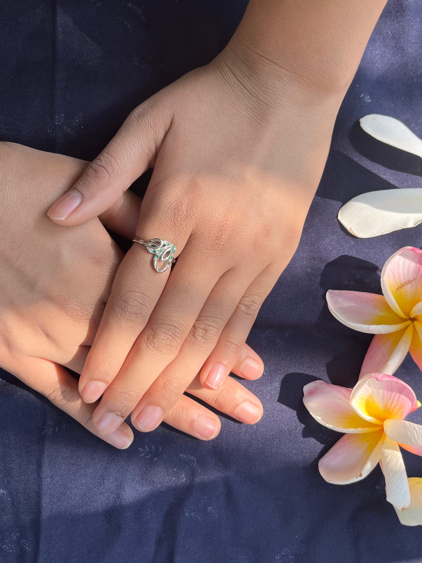 Love's Embrace Silver Ring