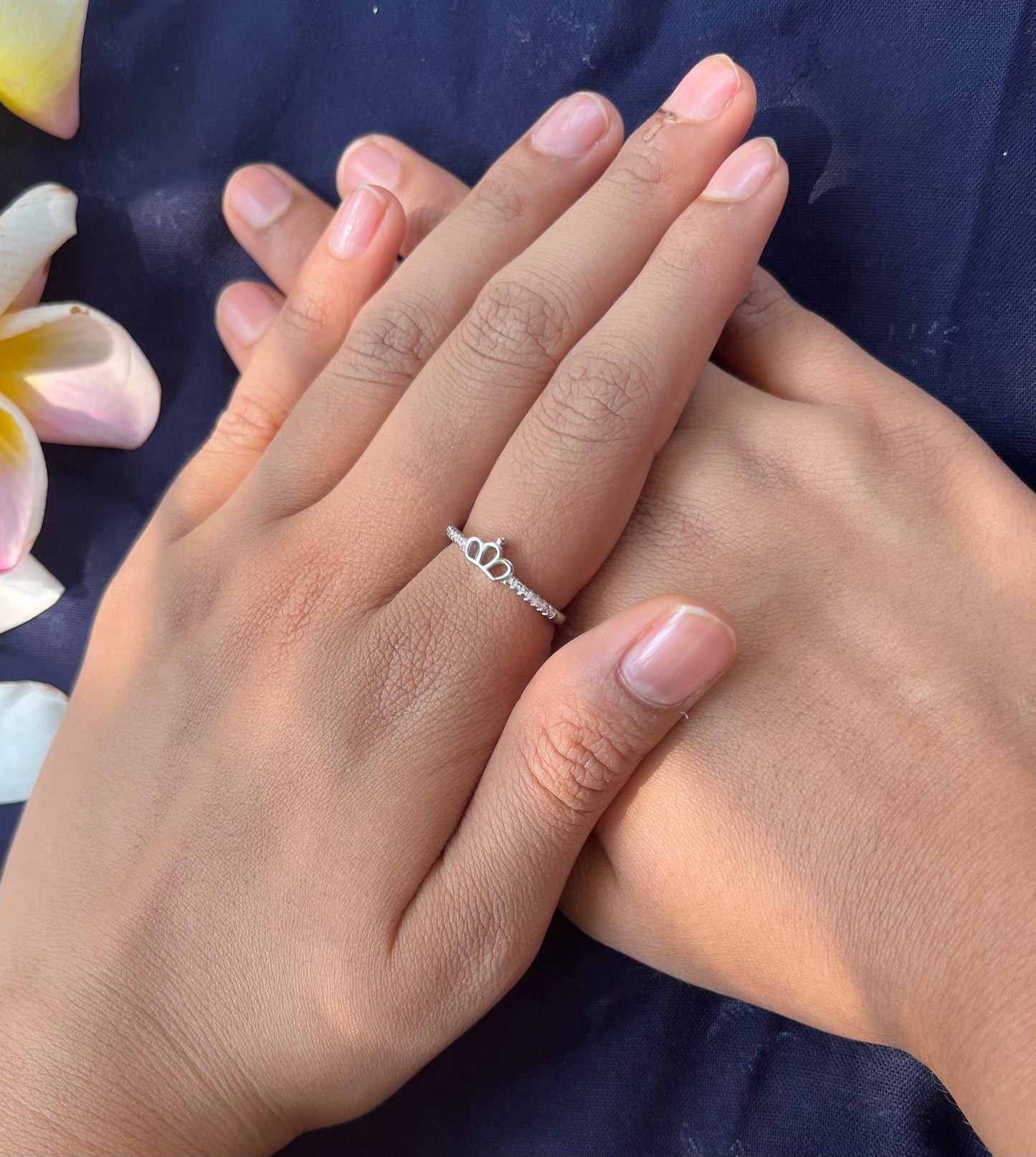 Crown Sterling Silver Ring