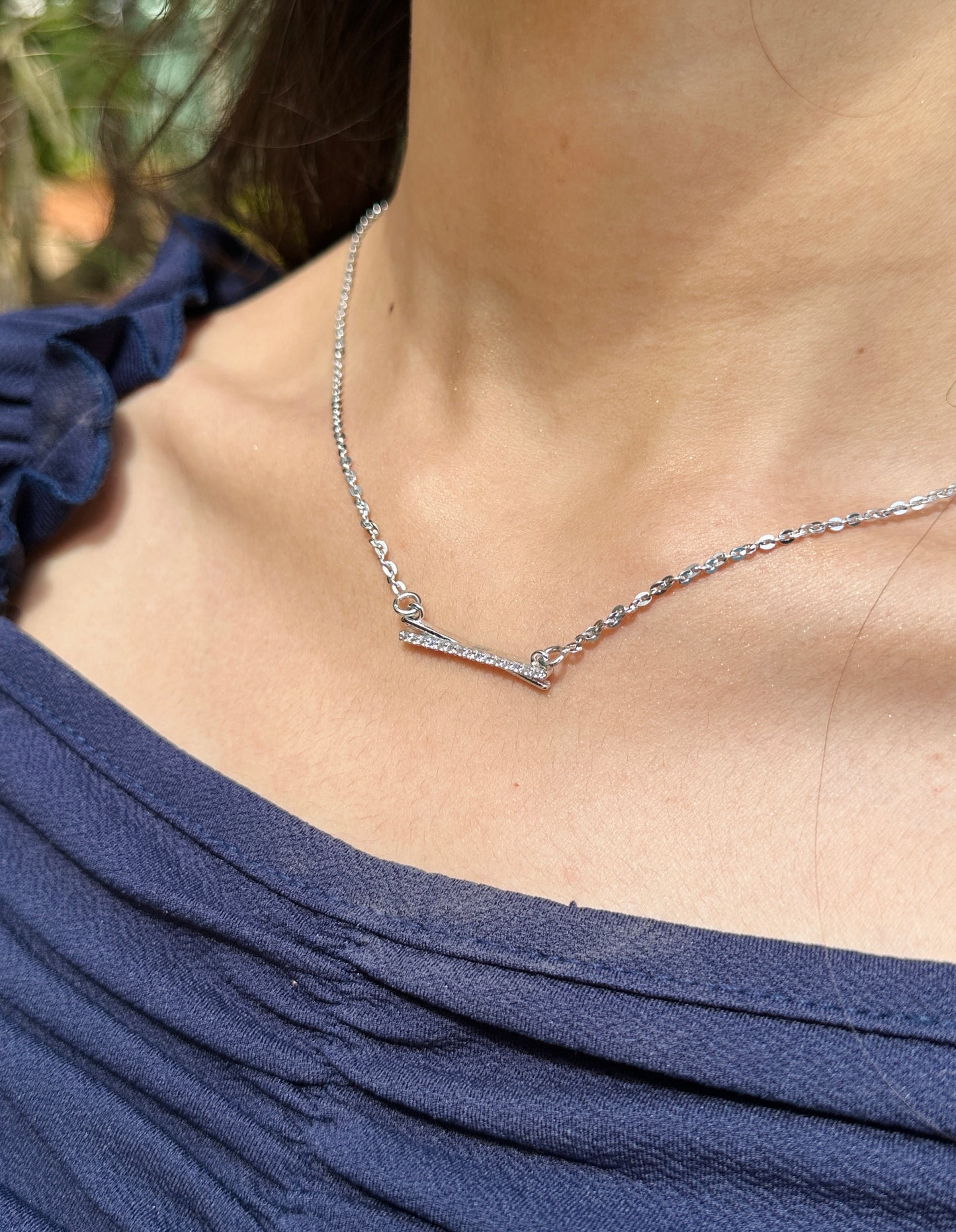Minimalist Silver Necklace