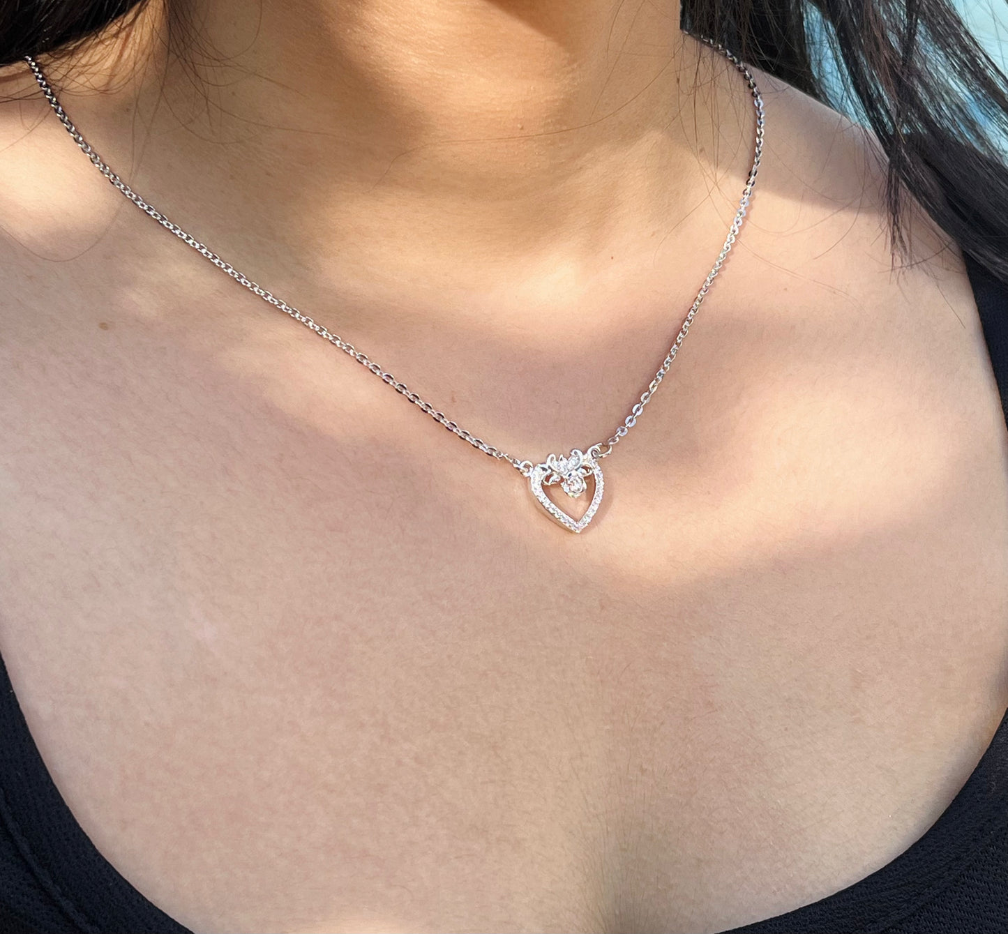 Eternal Heart Silver Necklace