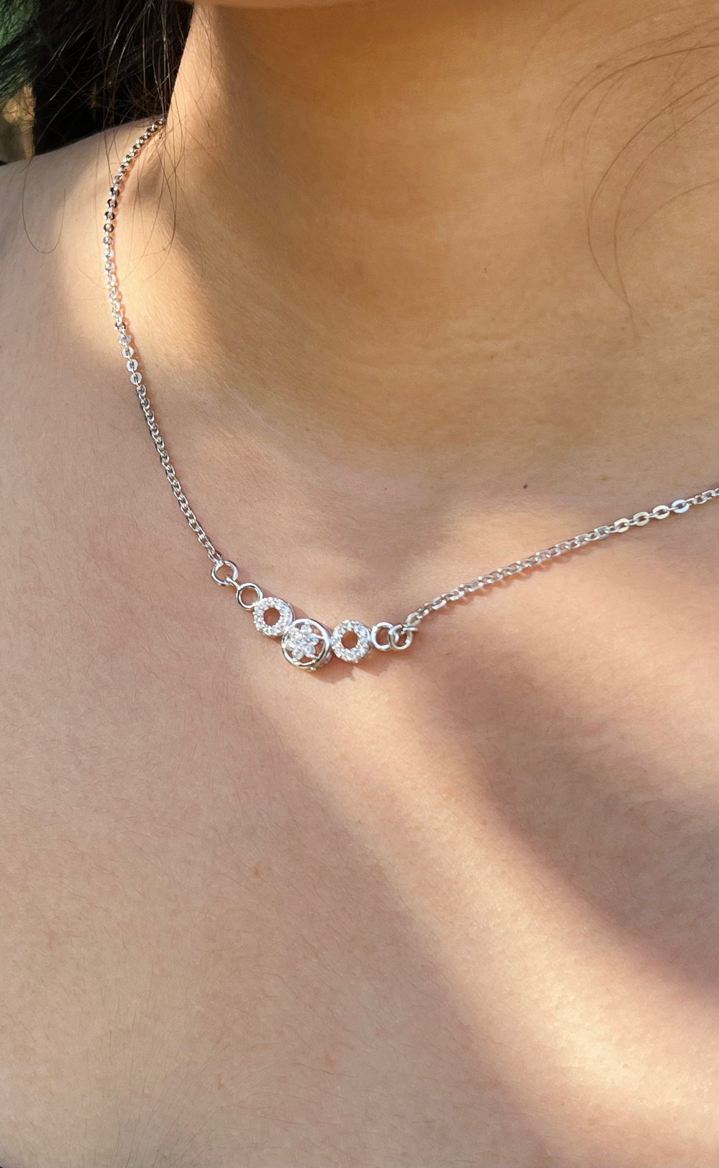 Royal Radiance Silver Necklace