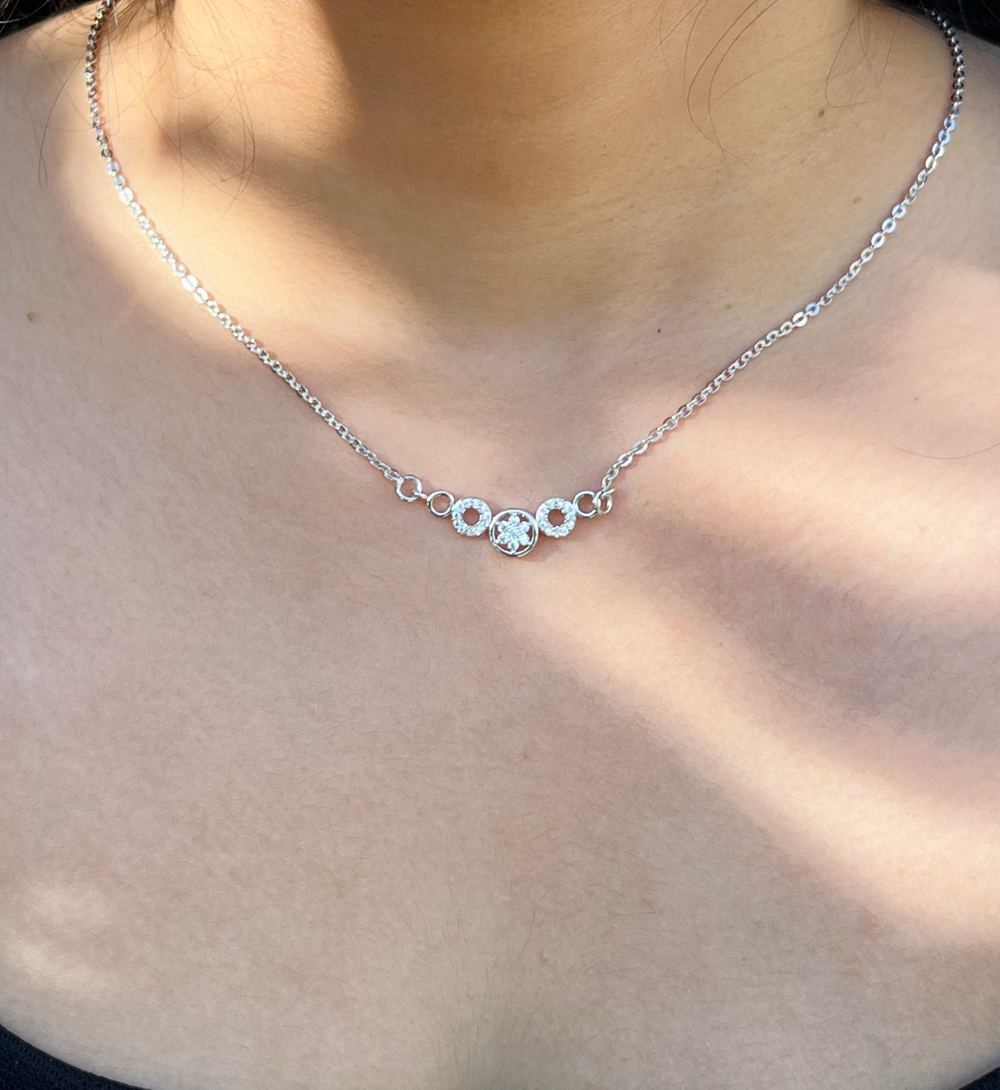 Royal Radiance Silver Necklace