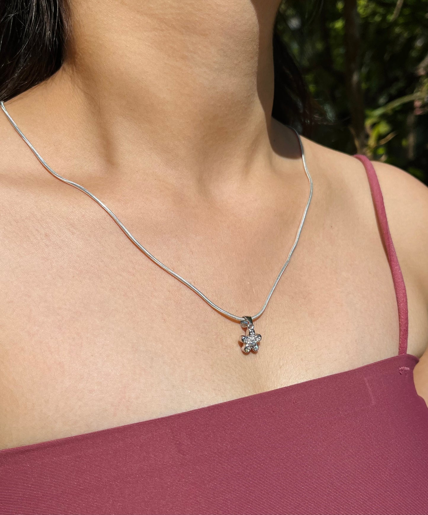 Silver Blossom Necklace