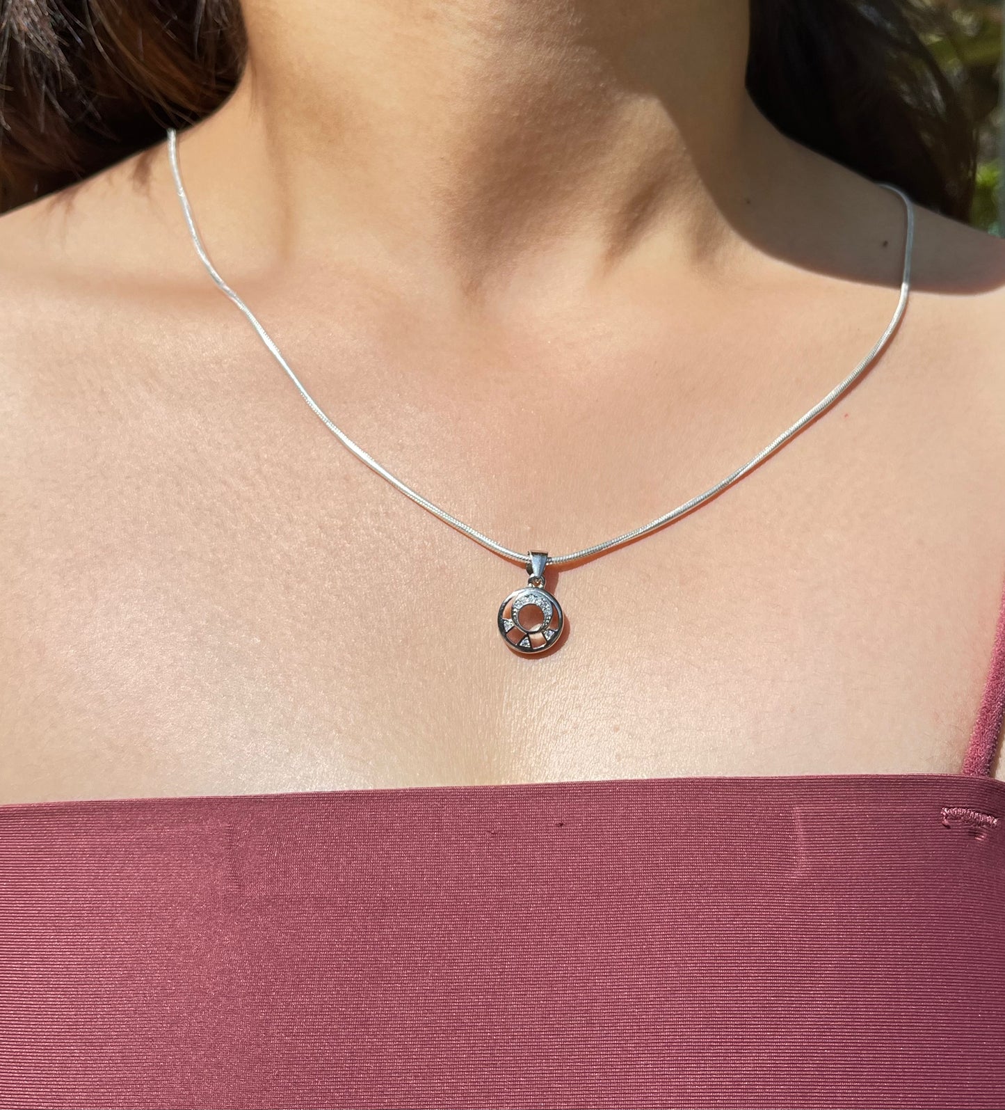 Silver Aura Necklace