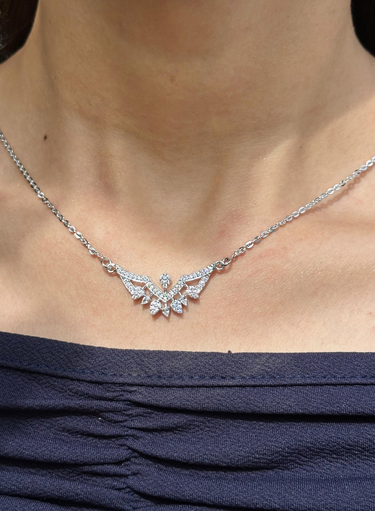 Eternal Elegance Silver Necklace