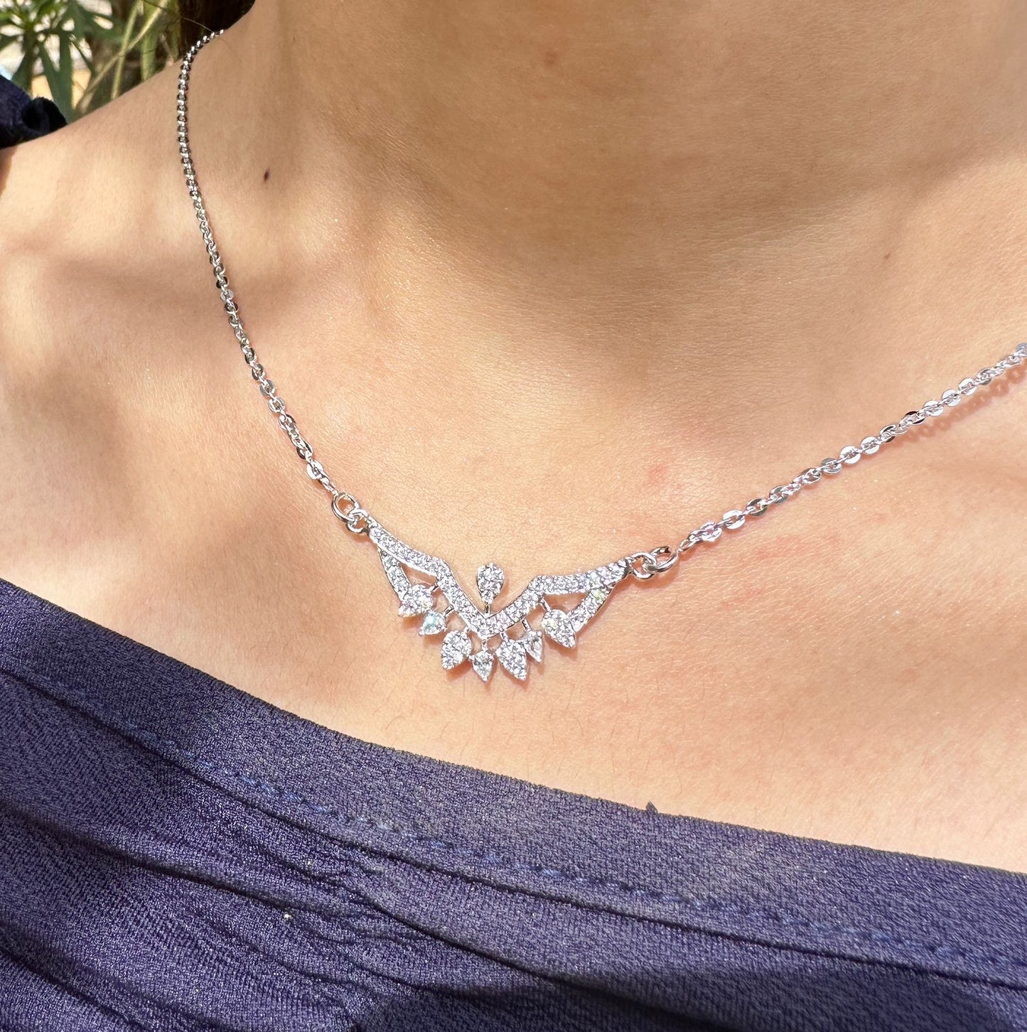 Eternal Elegance Silver Necklace