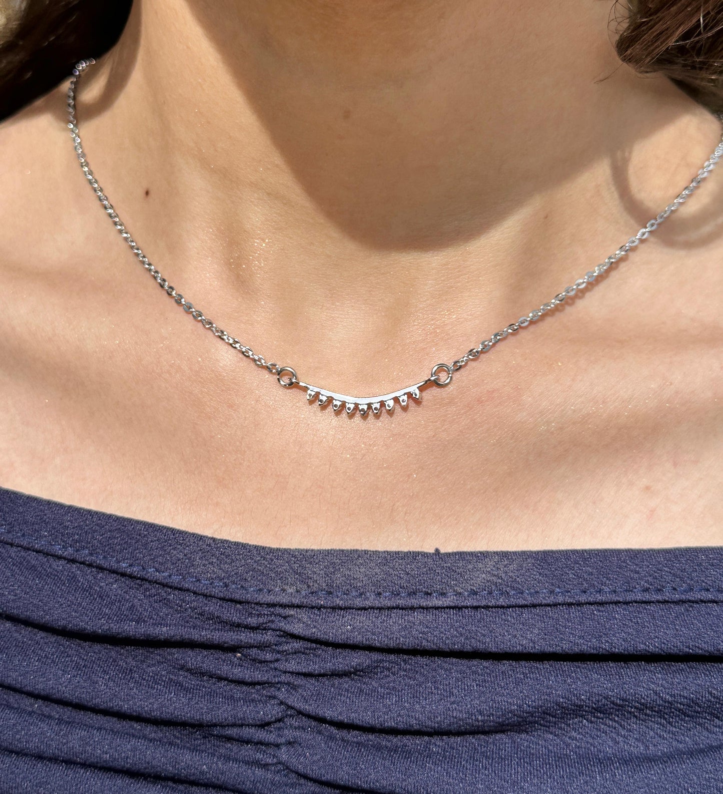 Solstice Silver Necklace