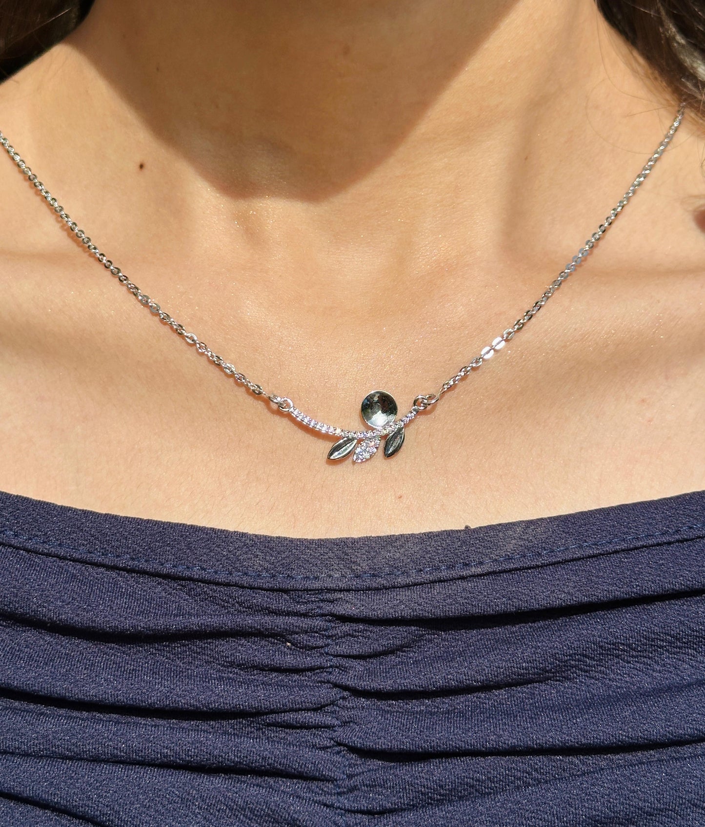 Solstice Silver Necklace
