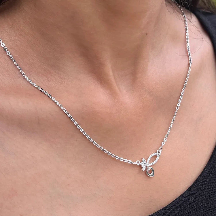 Designer Silver Pendant Necklace