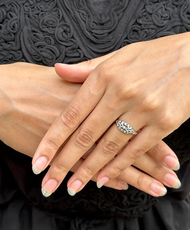 Modern Minimalist Silver Ring