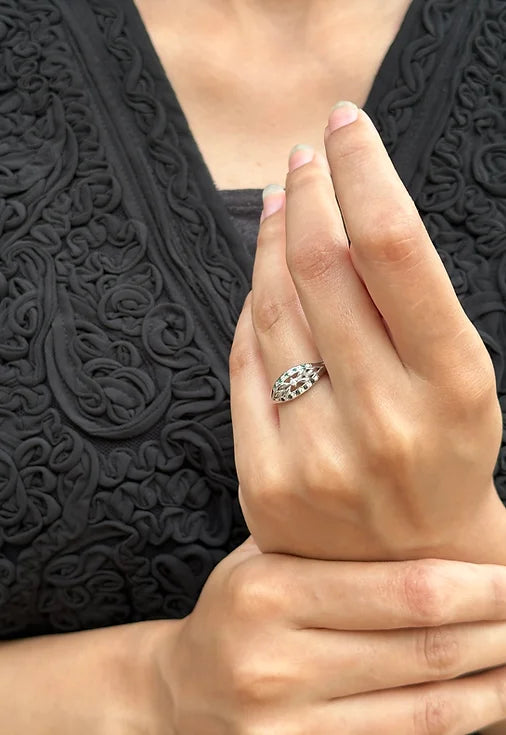 Modern Minimalist Silver Ring
