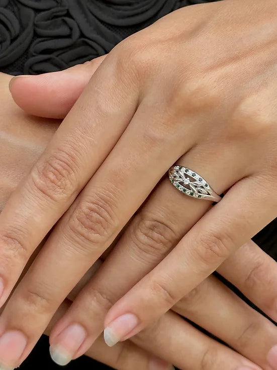 Modern Minimalist Silver Ring