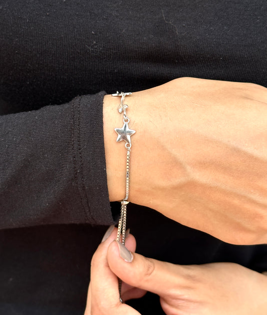 Silver Star Bracelet