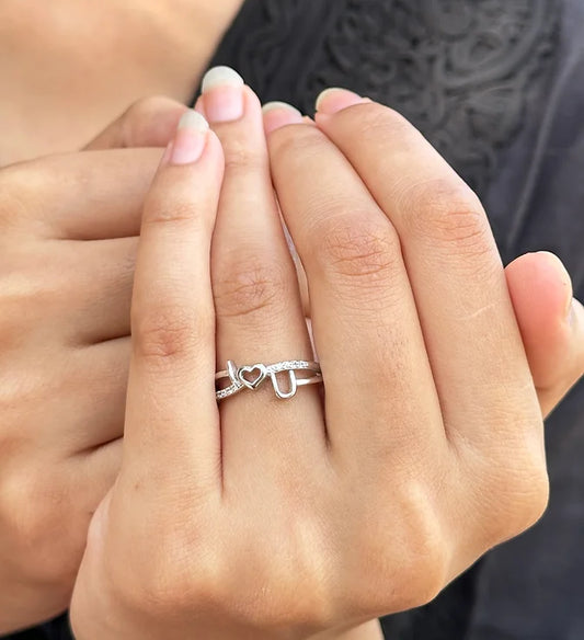 Heart's Desire Silver Ring
