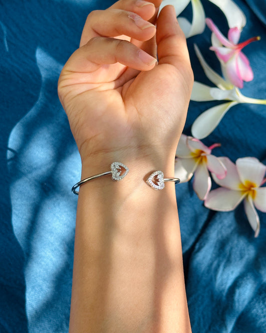 Heart Silver Kada