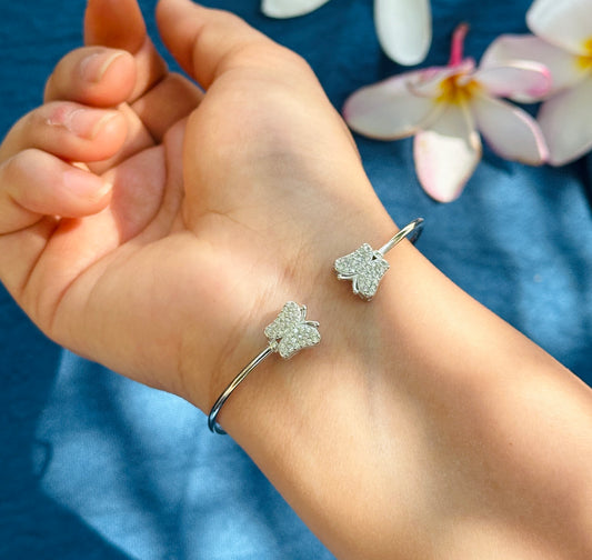 Butterfly Silver Kada