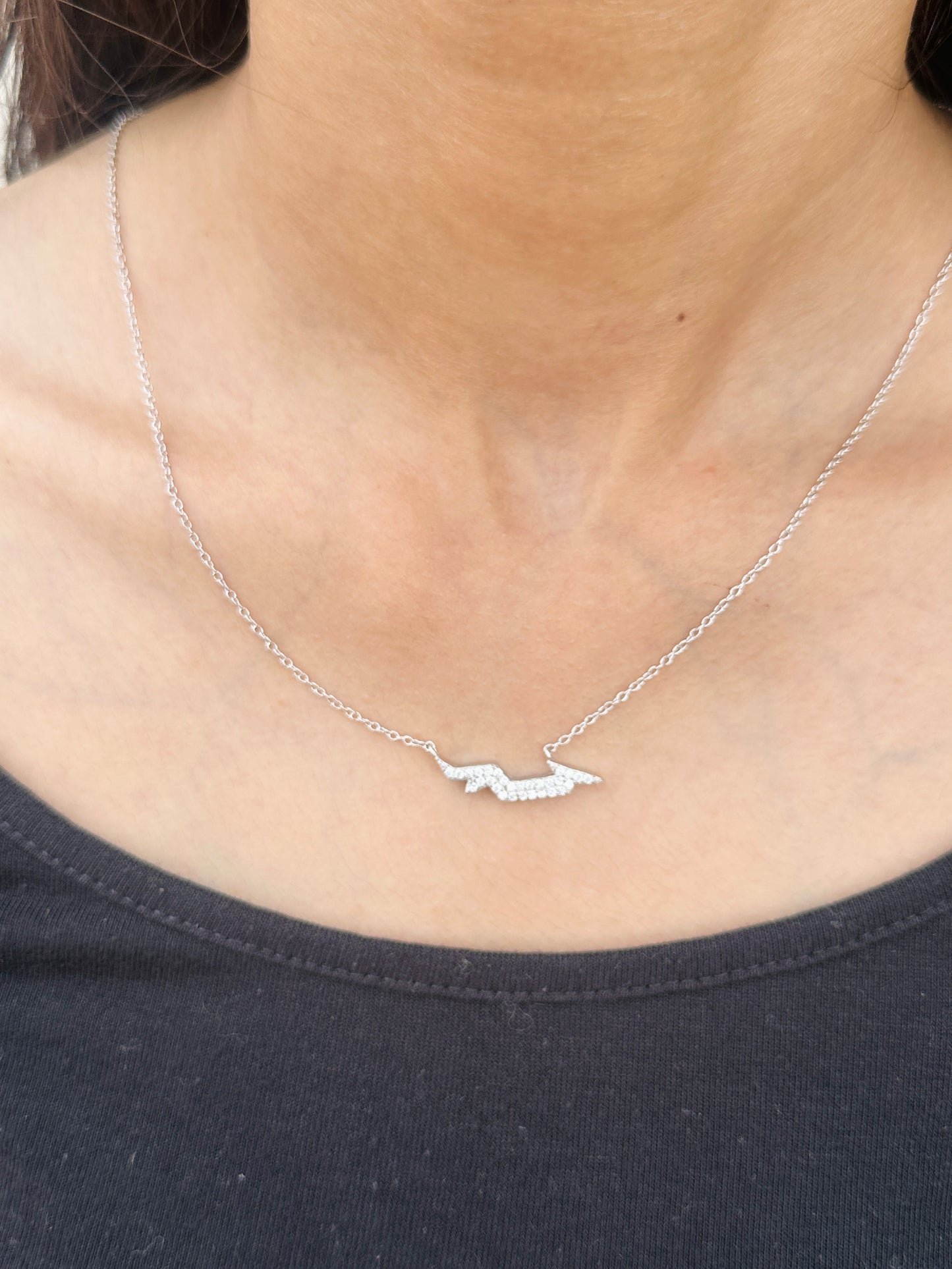 Silver Sleek Designer Necklace