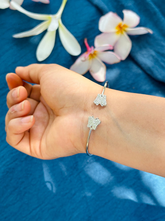 Butterfly Silver Kada