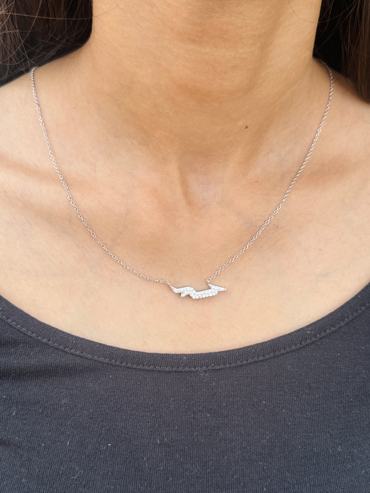 Silver Sleek Designer Necklace