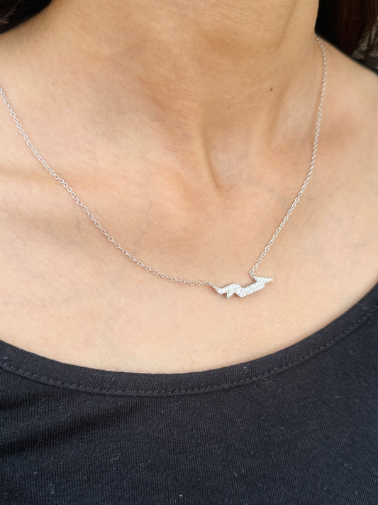 Silver Sleek Designer Necklace