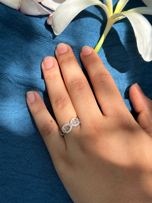 Silver Infinity Knot Ring