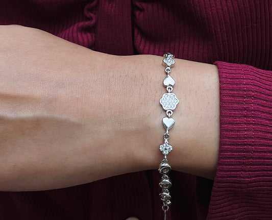 Celestial Silver Bracelet (FREE SIZE)