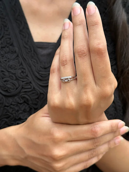Crowned Jewel Silver Ring